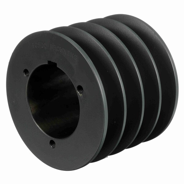 4 Groove Cast Iron Bushed Bore Multiple Sheave, 4C50Q
